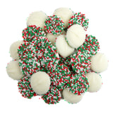 Christmas Mint Nonpareil Wafers