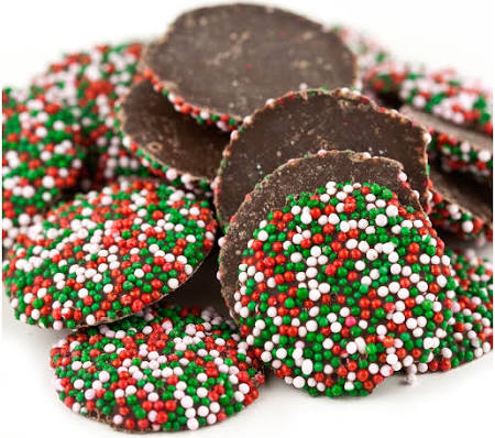Dark Chocolate Christmas Nonpareils