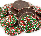 Dark Chocolate Christmas Nonpareils