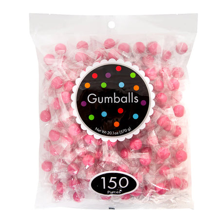 Individually Wrapped Solid Color Gumballs