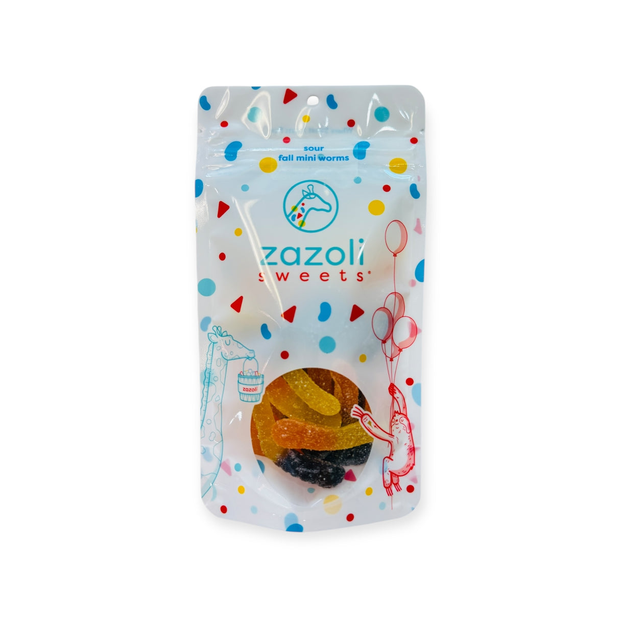 Sour Fall Mini Gummy Worms