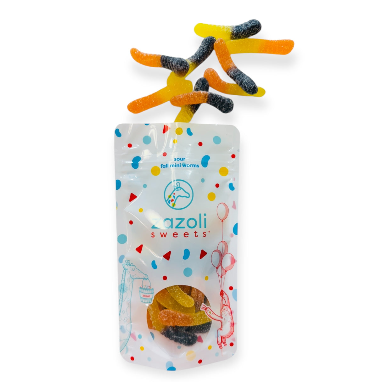 Sour Fall Mini Gummy Worms
