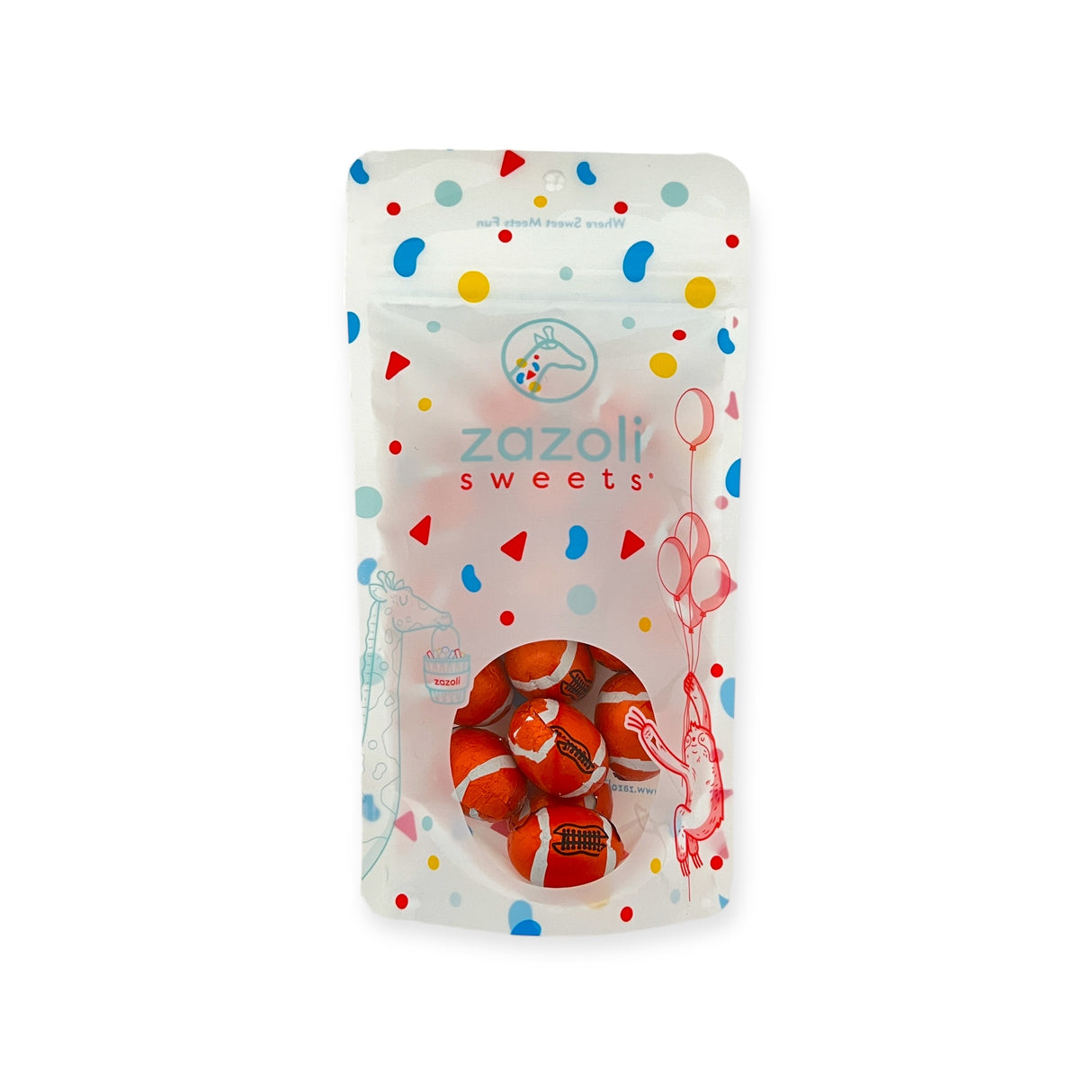 Milk Chocolate Foiled Footballs