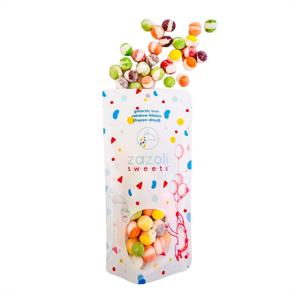 Galactic Sour Rainbow Frittles - Freeze Dried Candy