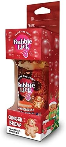Gingerbread Bubble Lick - Naturally Flavored Bubbles