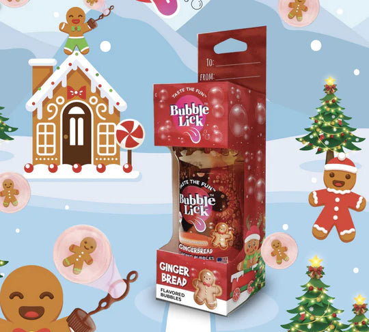 Gingerbread Bubble Lick - Naturally Flavored Bubbles