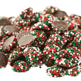 Miniature Dark Chocolate Christmas Nonpareils
