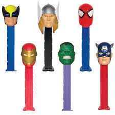 Marvel Heroes Pez Candy (Blister Pack)