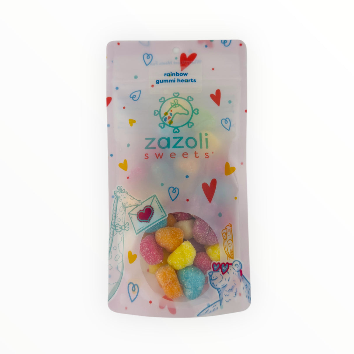 Rainbow Gummi Hearts