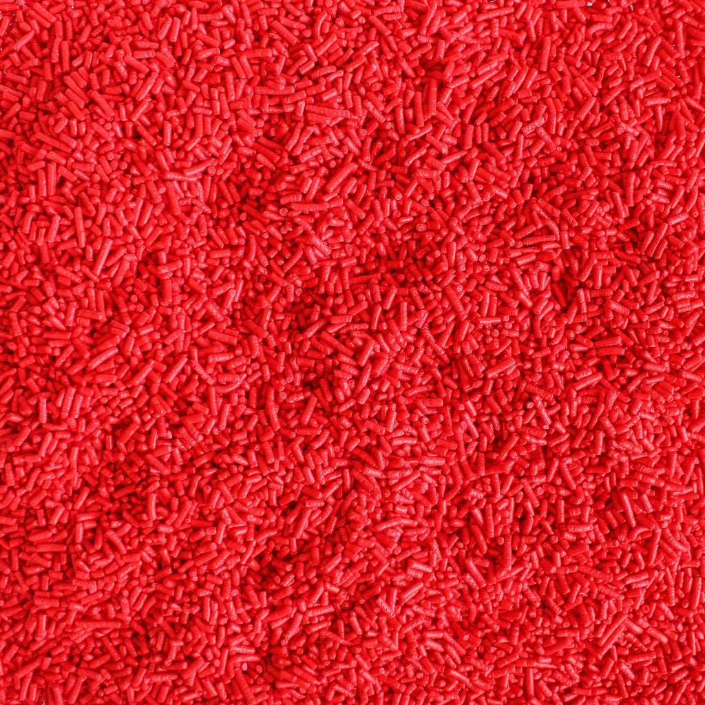 Red Decorette Sprinkles (Jimmies)