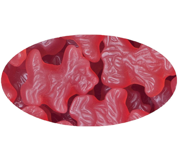 Jelly Belly® Strawberry Licorice Scottie Dogs ZaZoLi