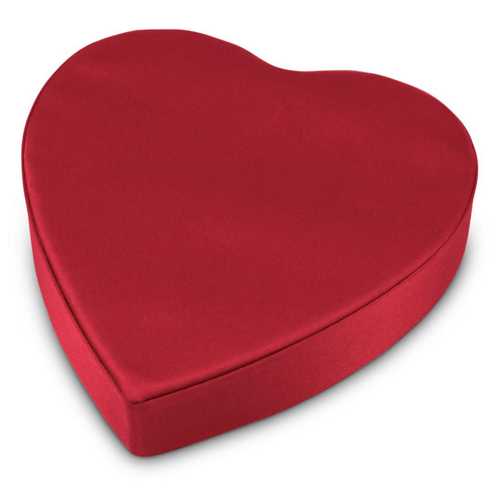 Red Satin Heart Box Set (8 oz.)