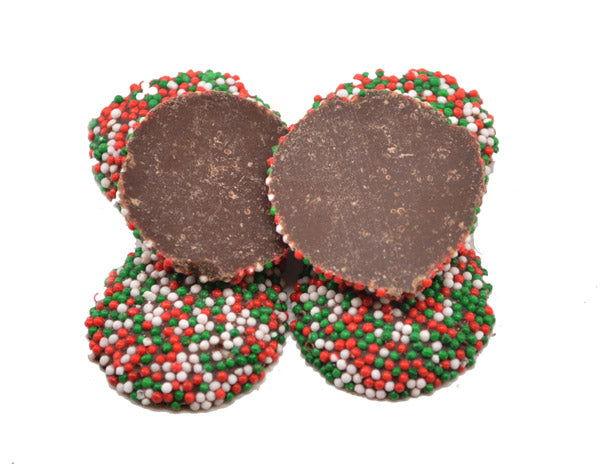 Christmas Semi-Sweet Chocolate Nonpareils