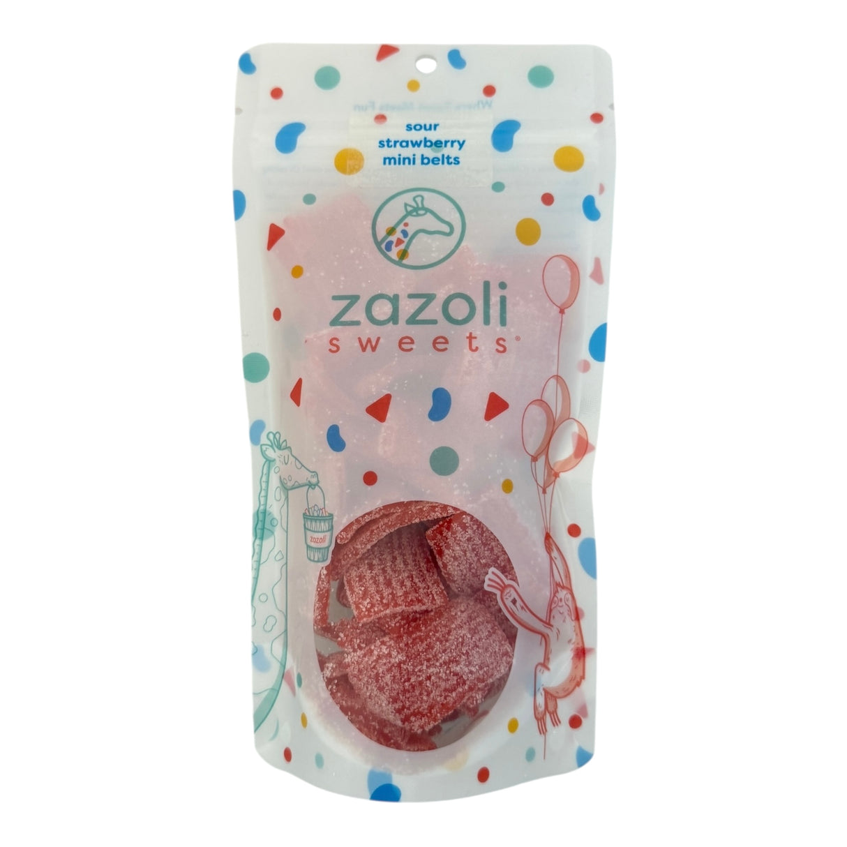 Sour Power® Sour Strawberry Mini Belts