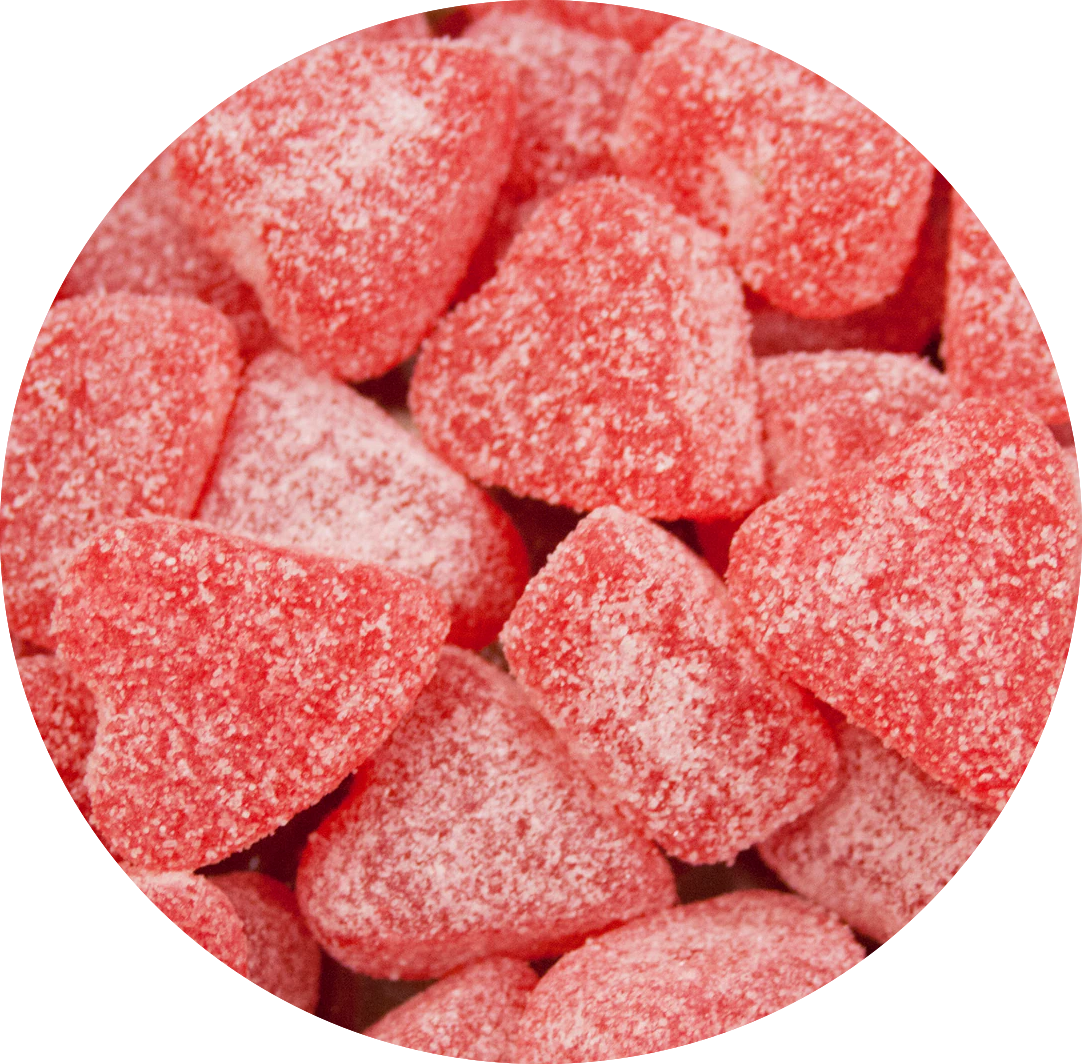 Sour Cherry Jelly Hearts