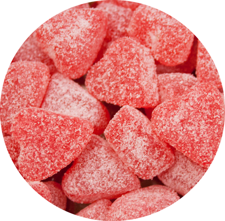 Sour Cherry Jelly Hearts