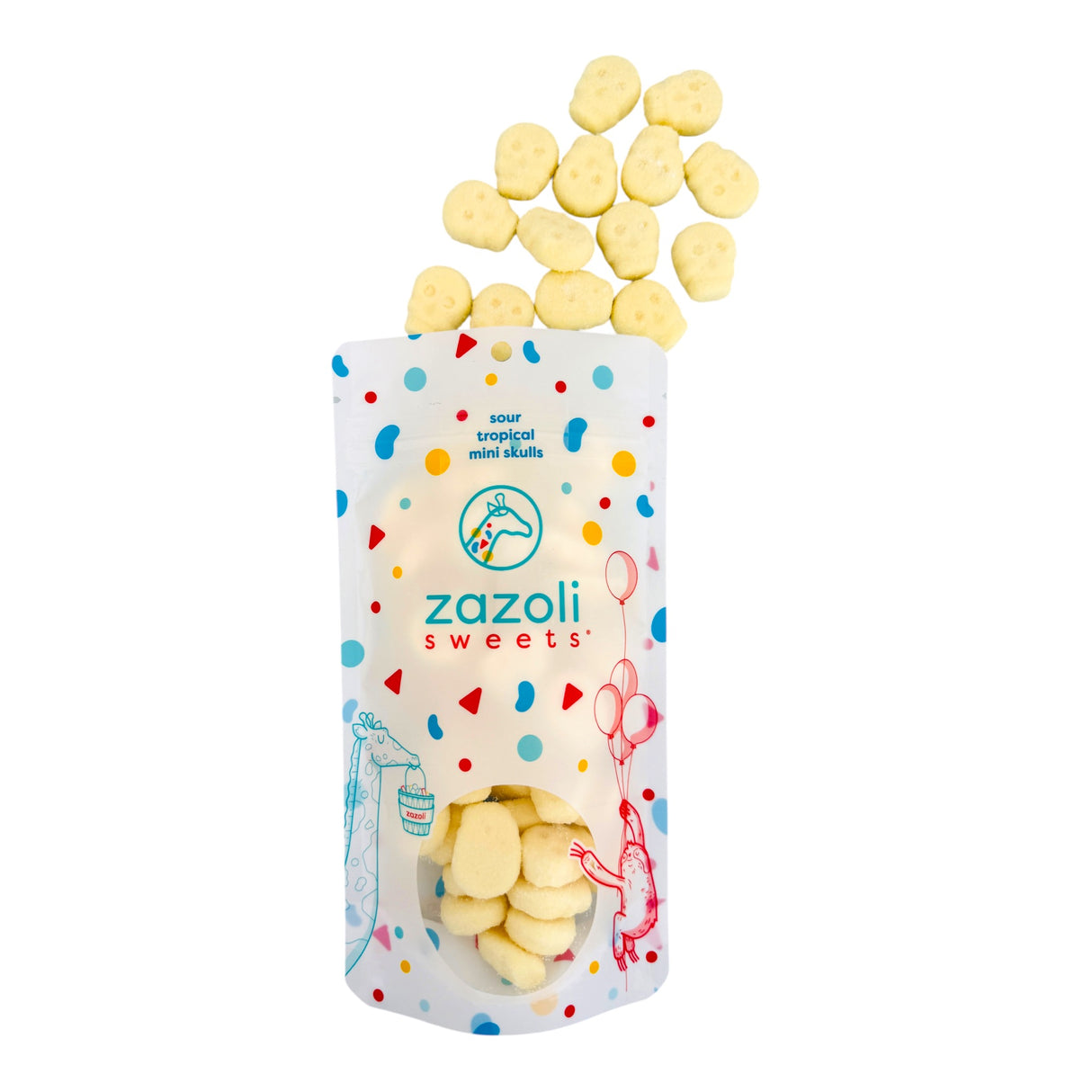 Sour Tropical Mini Skulls