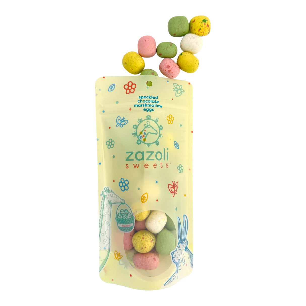 Speckled Milk Chocolate Pastel Marshmallow Eggs