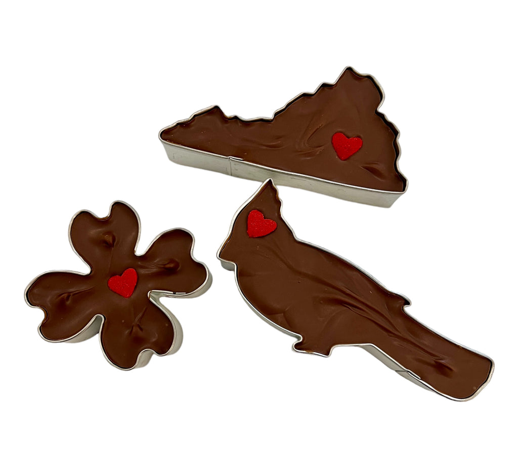 Virginia Themed Chocolate Filled Cookie Cutter
