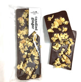 Candied Ginger Bar - Organic Vegan Dark Chocolate Bar