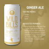 Wild Bill's Ginger Ale - Premium Cane Sugar Soda