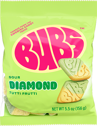 Bubs Tutti Frutti Sour Diamonds