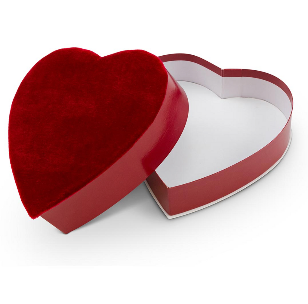 Build Your Own Red Velvet Heart Chocolates Box (8 oz.)