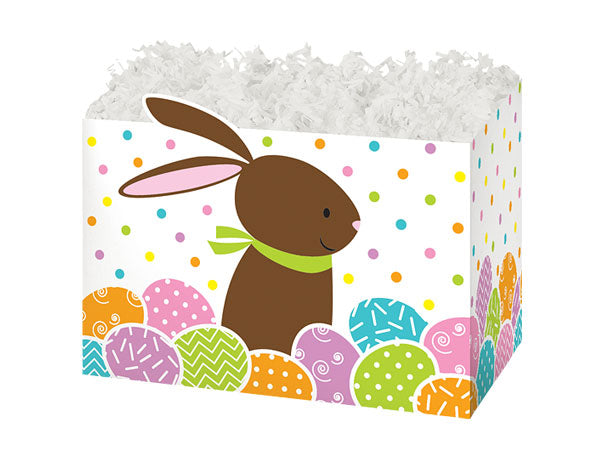 Chocolate Bunny Small Easter Basket