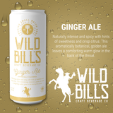 Wild Bill's Ginger Ale - Premium Cane Sugar Soda