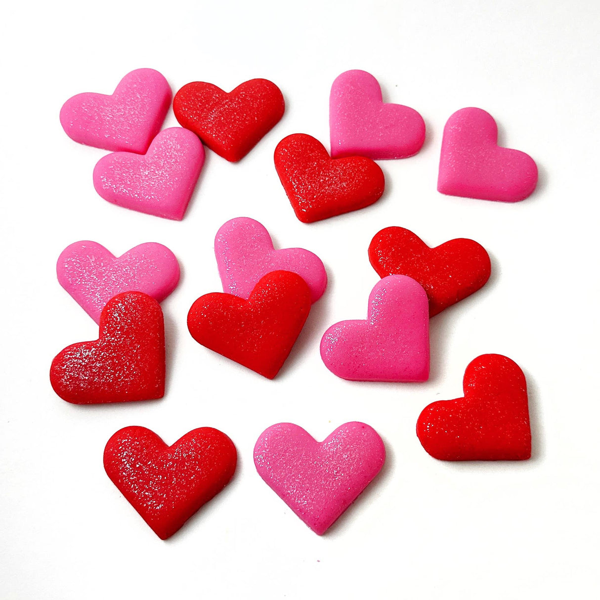Gourmet Marzipan Valentine's Candy Glitter Heart
