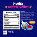 Funtasty Earth Planet Gummy Balls Candy with Jam Center