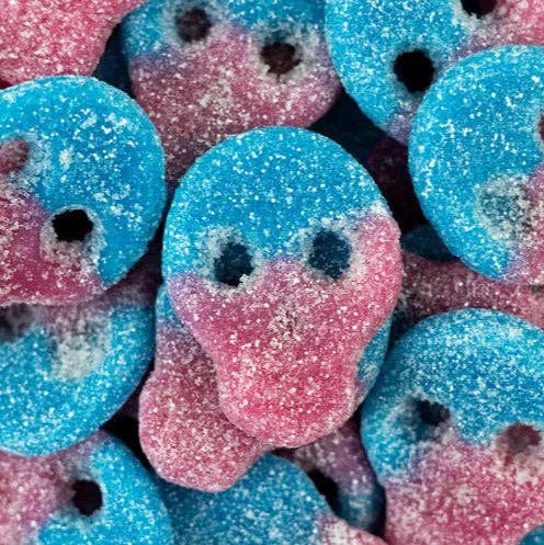 Swedish Sour Fizzy Bubblegum Skulls