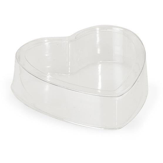 Clear 2-Piece Heart Box