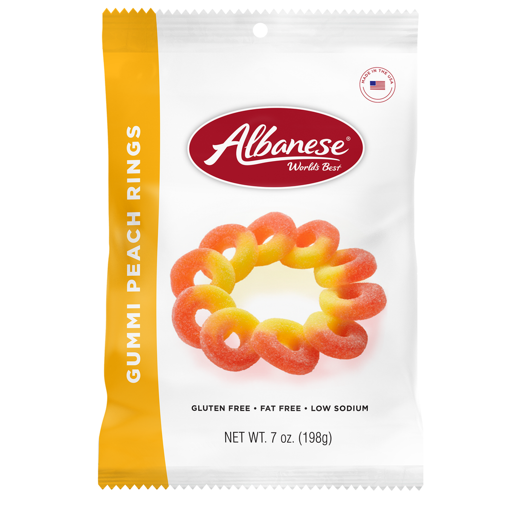 Gummi Peach Rings (Peg Bag)