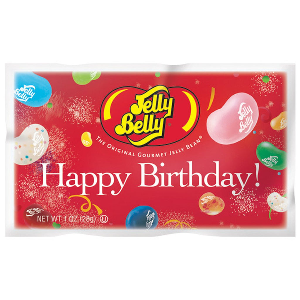 Jelly Belly Happy Birthday Assorted Jelly Beans 1 oz Bag - ZaZoLi 