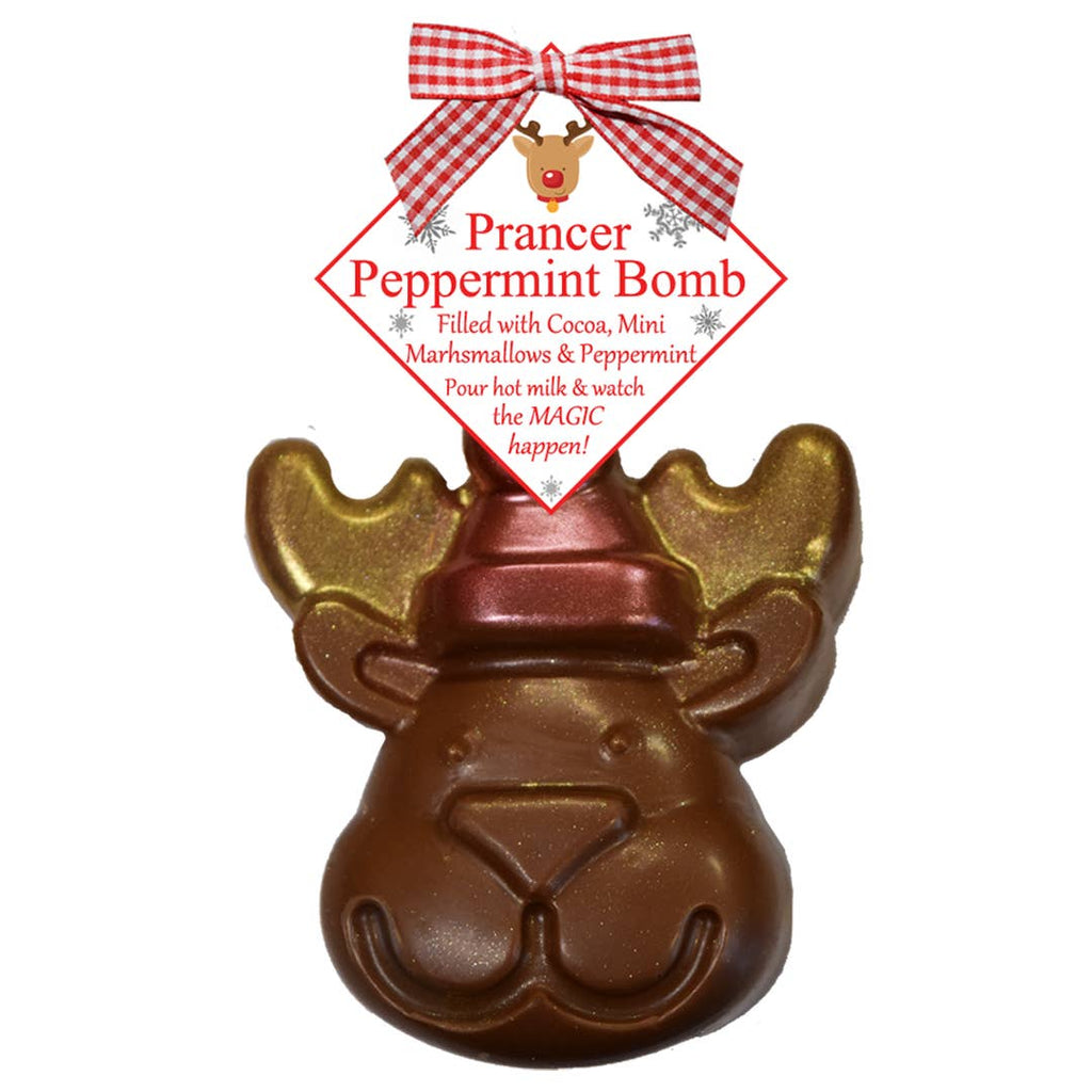Prancer Peppermint Cocoa Bomb