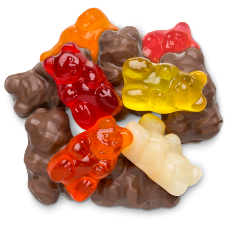 Milk Chocolate Albanese Gummi Bears - Albanese Confectionary