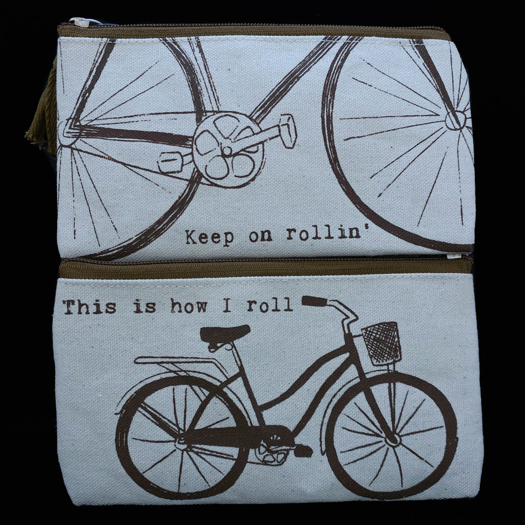 Bicycle Cotton Zipper Cases - ZaZoLi 