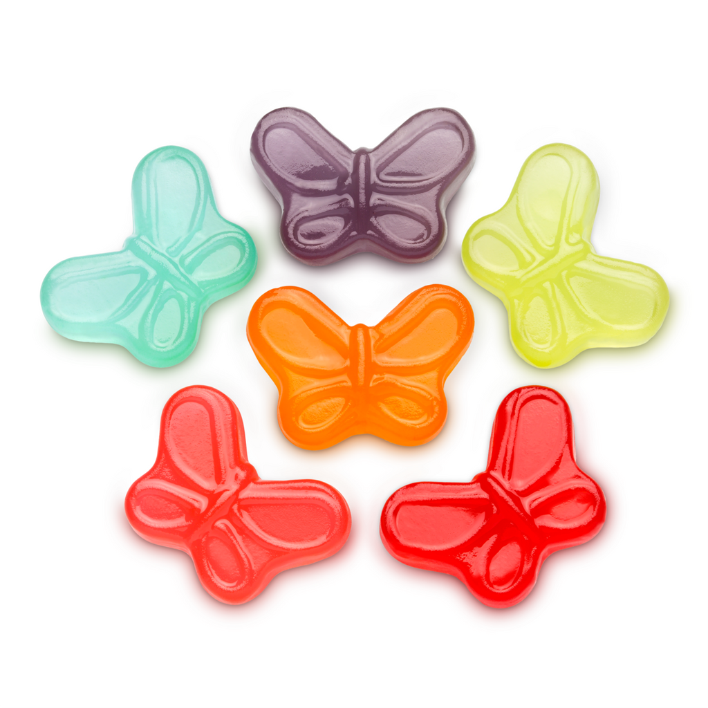 Mini Gummi Butterflies (Peg Bag)