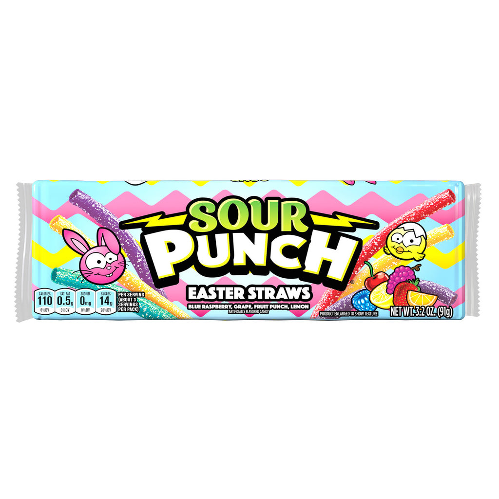Easter Sour Punch Straws