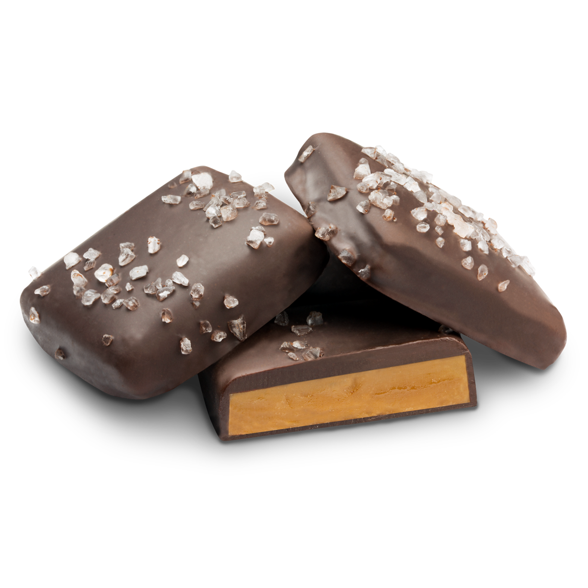 Dark Chocolate English Toffee with Sea Salt (Single Piece)