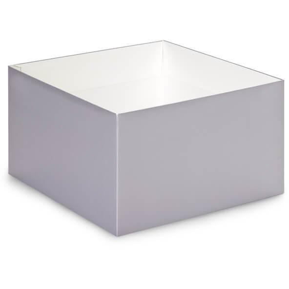 Metallic Silver Gift Box - ZaZoLi 