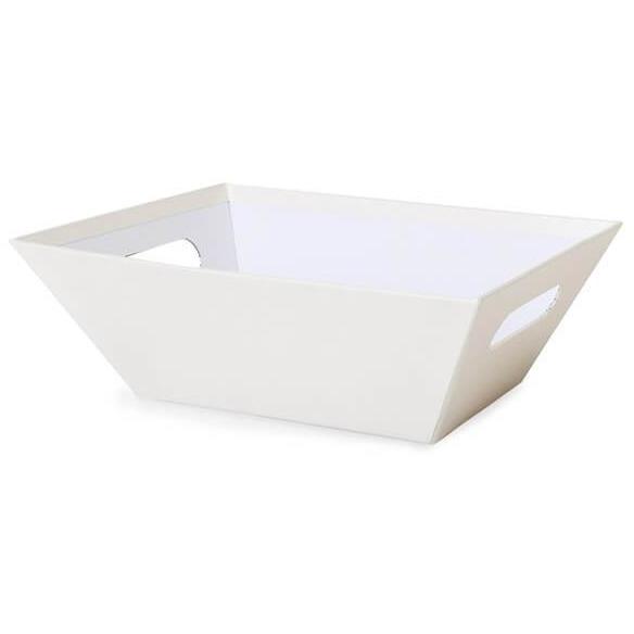 Pearl White Gift Basket Tray - ZaZoLi 