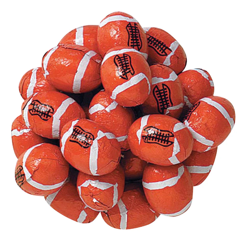 Milk Chocolate Foiled Footballs
