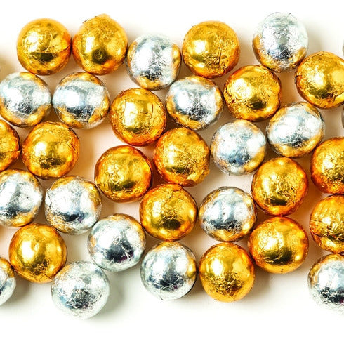Milk Chocolate Gold & Silver Balls