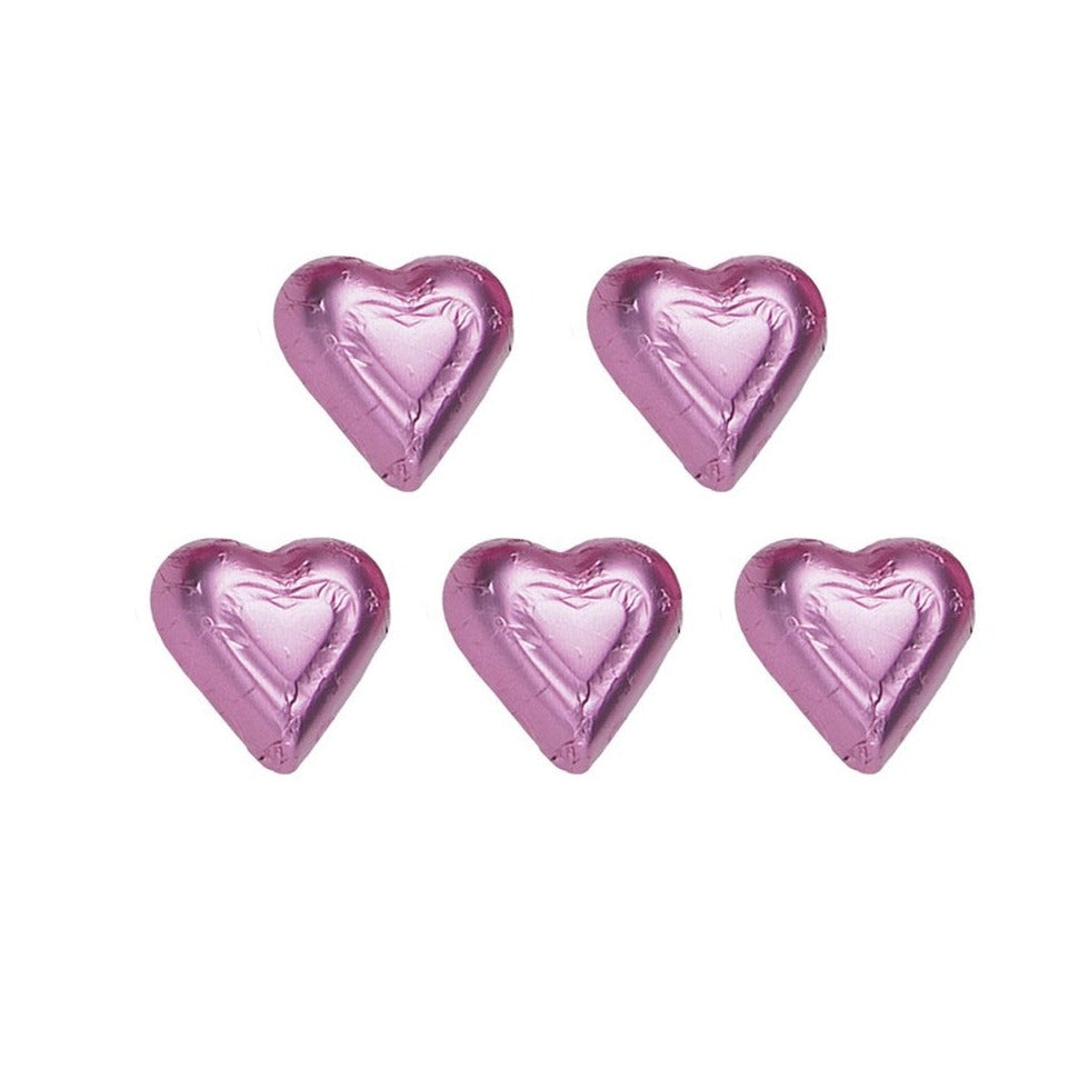 Madelaine Miniature Milk Chocolate Pink Hearts