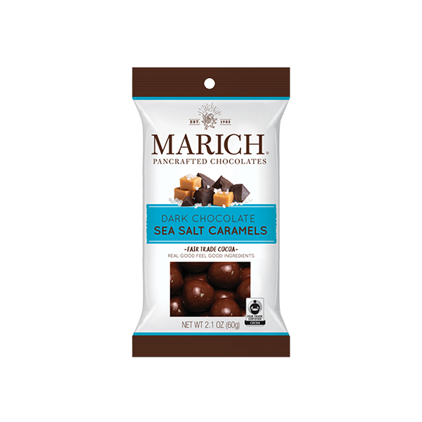Dark Chocolate Sea Salt Caramels - Snack Bites