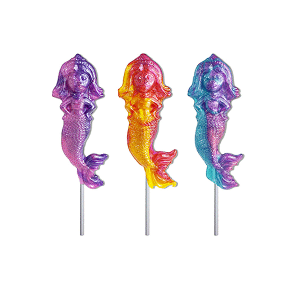 Glitter Swirl Mermaid Lollipop