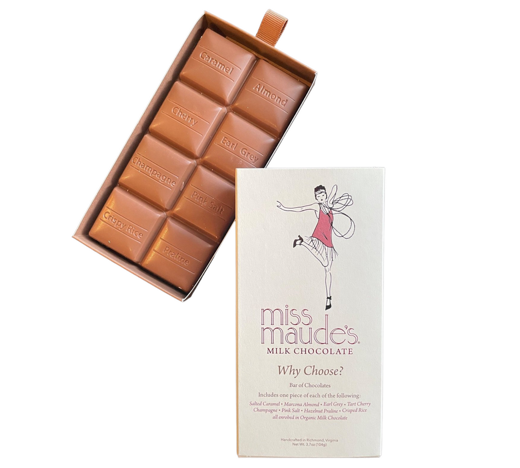 Miss Maude's 'Why Choose?' Chocolate Bar
