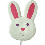 Sanded Bunny Face Lollipop